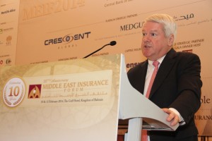 Geoff Riddell, Member of the Group Executive Committee: Chairman - APMEA, Zurich Insurance Group Ltd delivering the keynote address at MEIF 2014 