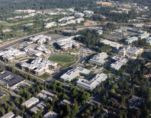 Microsoft Redmond campus in Washington